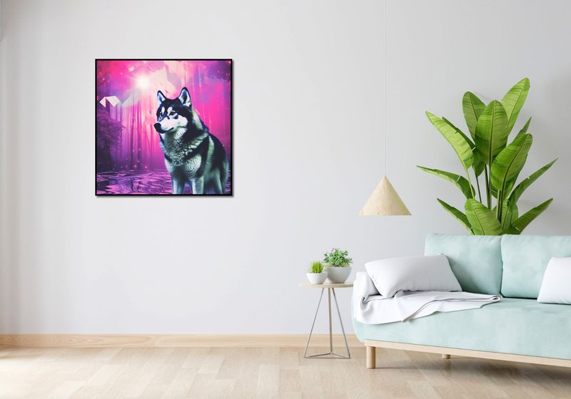 Plakat 80x80cm Wilczy Duch zdjęcie 4