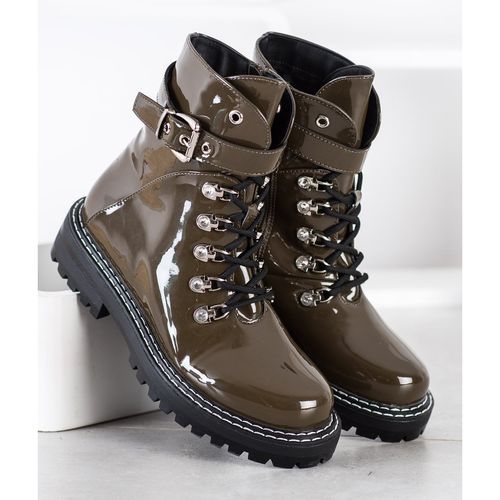 Modne Lakierowane Traperki r.40 na Arena.pl