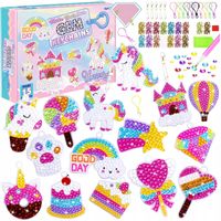 HAFT DAMENTOWY MOZAIKA 3D ZESTAW KREATYWNY ZAWIESZKI DLA DZIECI AKCESORIA