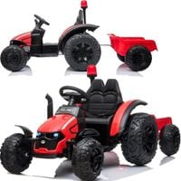 Traktor na akumulator z Przyczepą HZB-200 Czerwony