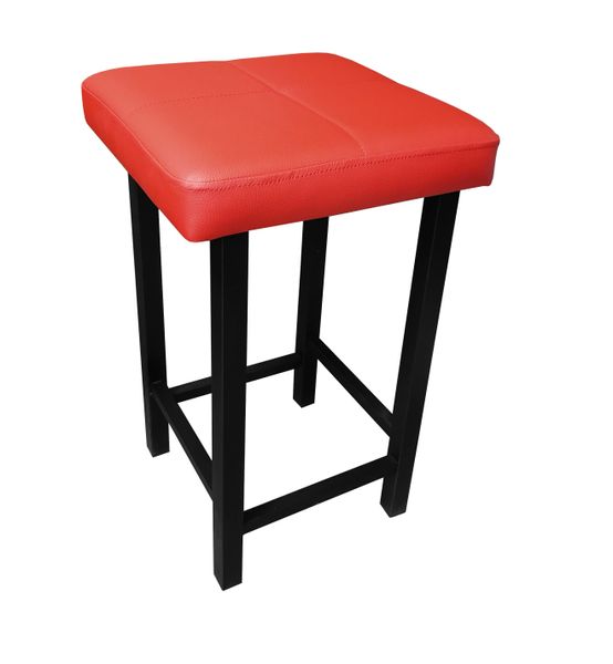 TABORET KLASYK STOŁEK LOFT 60cm Eco skóra zdjęcie 1