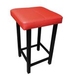 TABORET KLASYK STOŁEK LOFT 60cm Eco skóra