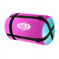 NILS Duży Śpiwór Turystyczny Mumia Ciepły Z Kapturem 205x75 cm