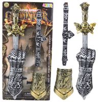 Zestaw Rycerski Gladiator Miecz Ochraniacze Pas Zdobione