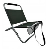 Krzesło turystyczne składane Luis C. szare lekkie i wygodne