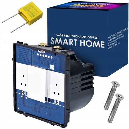 Wkład Moduł Włącznik Przełącznik Dotykowy Światła Pojedynczy LED fi60 PANEL na Arena.pl