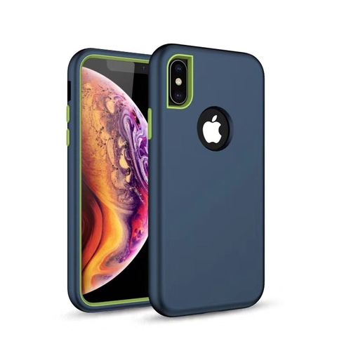 Nakładka Defender Solid 3w1 do iPhone XR granatowa na Arena.pl