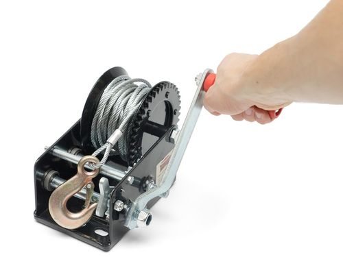 WYCIĄGARKA RĘCZNA KORBOWA LINOWA 1133kg WCIĄGARKA lebiodka przenośna na Arena.pl