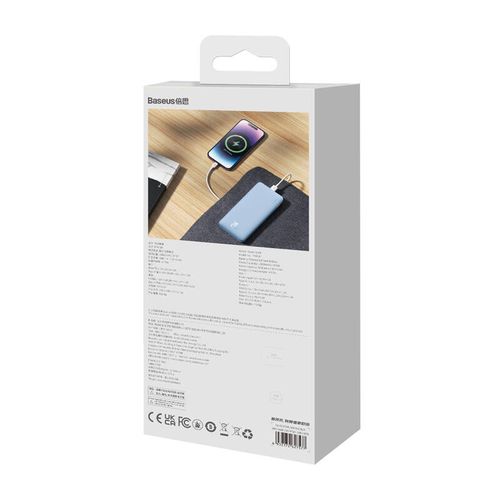 powerbank baseus airpow 10000 mah 20w (niebieski) na Arena.pl