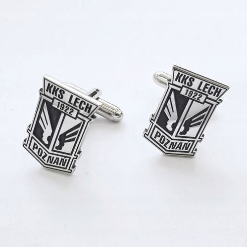 Spinki do mankietów z herbem Twojego klubu srebro na Arena.pl