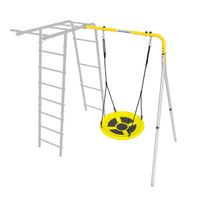 Stelaż metalowy + huśtawka bocianie gniazdo | 205 cm – malowany proszkowo