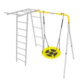 Stelaż metalowy + huśtawka bocianie gniazdo | 205 cm – malowany proszkowo