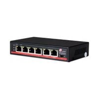 Switch POE Getfort 4FE x POE + 2FE Uplink 65W