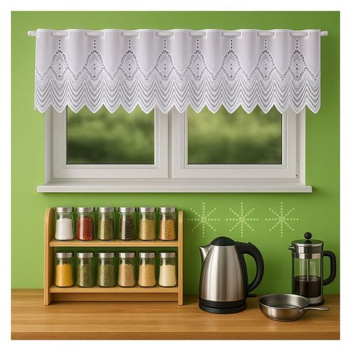 Firanka Daniela wysokość 40 cm DomoweTekstylia | WN808R 040 na Arena.pl