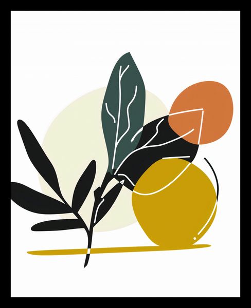 Plakat 40x50cm Elegancka Flora zdjęcie 2