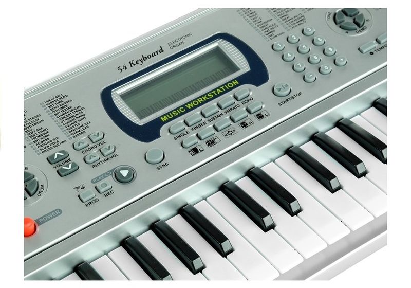 ND24_1272 Keyboard MQ5407 Organy 54 Klawisze LCD Ładowarka zdjęcie 4