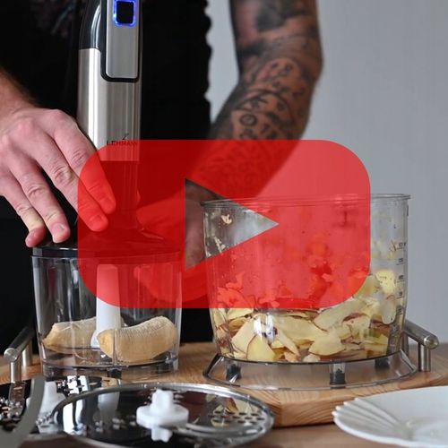 BLENDER RĘCZNY WIELOFUNKCYJNY MIKSER MOCNY TURBO OSTRZA ROZDRABNIACZ na Arena.pl