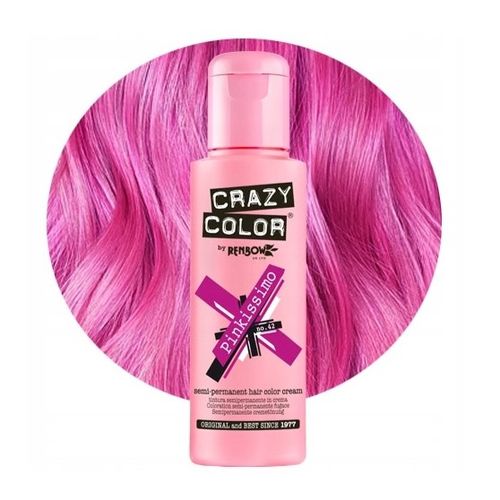 CRAZY COLOR Krem do koloryzacji włosów No. 42 - Pinkissimo - 100ml na Arena.pl