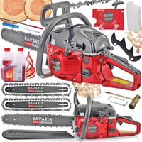 PIŁA SPALINOWA PILARKA ŁAŃCUCHOWA DO DRZEWA 5,5KM MOCNA ZESTAW XXL