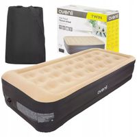 MATERAC DMUCHANY Z PODUSZKAMI ŁÓŻKO SAMOPOMPUJĄCY DO SPANIA 196 x 97 CM
