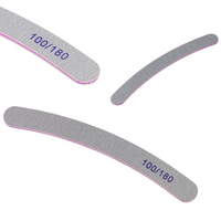 PILNIK DO PAZNOKCI BANAN SZARY ZEBRA 100/180