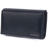 portfel damski klasyczny - granatowy