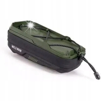 WILDMAN sakwa rowerowa na kierownicę na zamek 0,6L (4" - 7") GX330 zielona