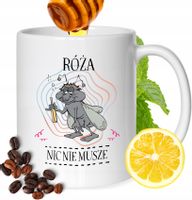 Kubek Dla Róży Koleżanki Przyjaciółki Żony Prezent Z Nadrukiem Biały 330Ml