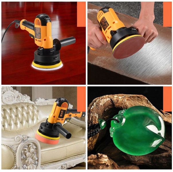 POLERKA SAMOCHODOWA SZLIFIERKA Z REGULACJĄ OBROTÓW + ZESTAW GĄBEK zdjęcie 6