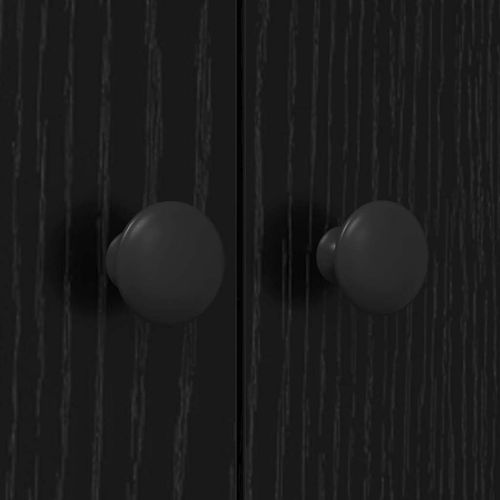 Szafka na pralkę Czarny dąb 68 x 48,5 x 194 cm na Arena.pl