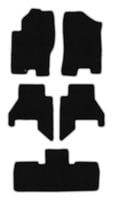 Dywaniki welurowe CARLUX-SILVER do Nissan Pathfinder 2005-2010 7os