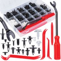 SPINKI KOŁKI KLIPSY SAMOCHODOWE DO TAPICERKI AUTA 420 EL 4 ŚCIĄGACZE WYJMAK