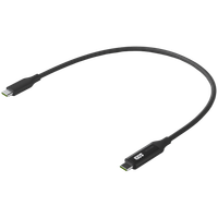 ubiquiti uacc-cable-usb-100w-0.3m-bk usb-c cable with charge display