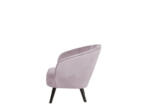 Fotel welurowy różowy DALA na Arena.pl