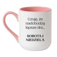 Elegant Biało-Różowy 330 ml