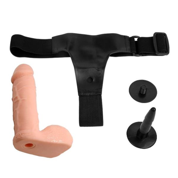 Uprząż Dildo Strapon Lesbijskie Penis Członek 17Cm zdjęcie 4