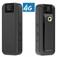 MAŁA MINIATUROWA MINI KAMERKA SZPIEGOWSKA NA KARTĘ SIM GSM 4G Z KLIPSEM
