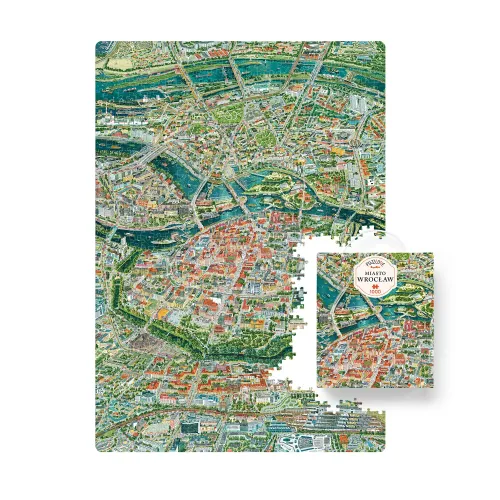 Puzzle Puzzlove 1000 elementów Puzzlove Miasto Wrocław 1000 elementów na Arena.pl