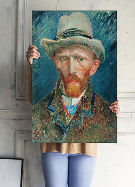 Self-portrait, Vincent Van Gogh - plakat 50x70 cm zdjęcie 3