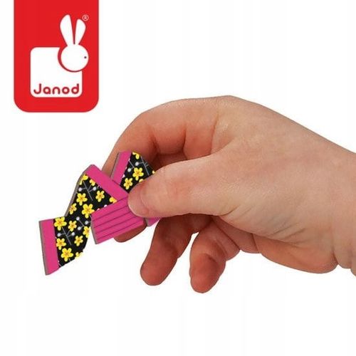 Magnetyczna Układanka Kostiumy Dziewczynka Magnetibook Janod 3+ + GRATIS na Arena.pl