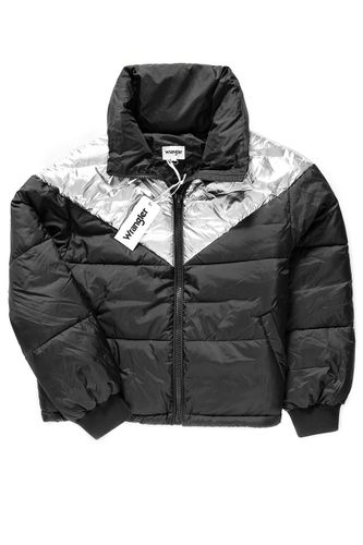 WRANGLER METALLIC PUFFER BLACK W4135VK01 S na Arena.pl