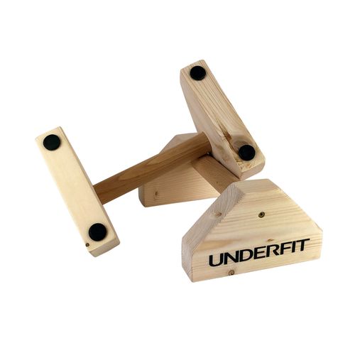 Drewniane uchwyty do pompek paraletki UNDERFIT 28 cm na Arena.pl