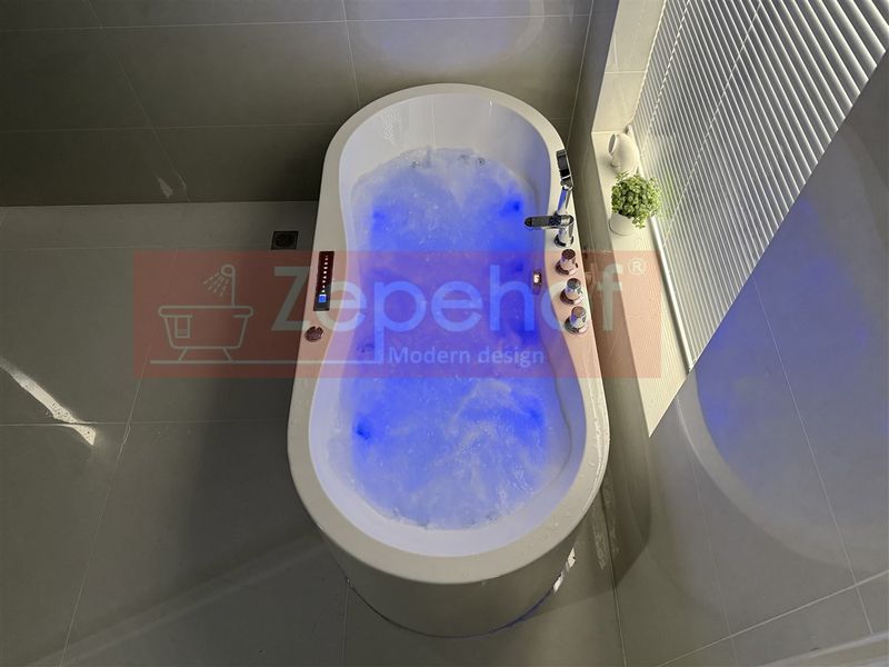 PIĘKNA OWALNA WANNA Z HYDROMASAŻEM 170X80 z 1 ODLEW GRZAŁKA zdjęcie 73