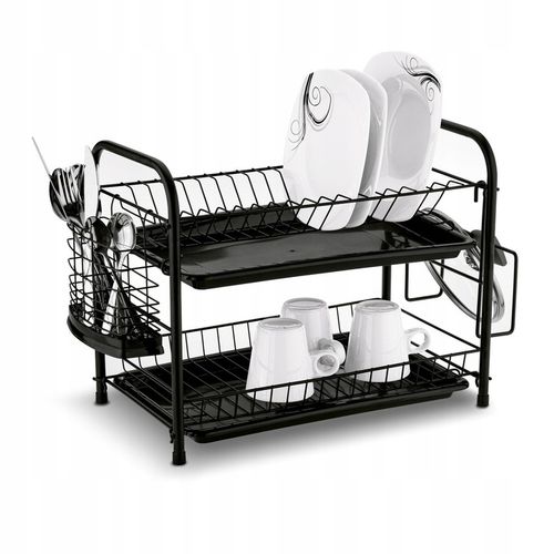 DWUPOZIOMOWA suszarka do naczyń DUŻA suszarka Z TACKĄ 53x33x24cm Nova Tadar na Arena.pl