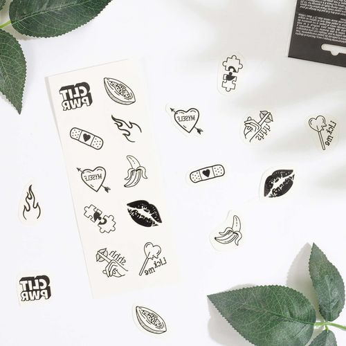 Set Of 10 Temporary Tattoos - Candy Collection na Arena.pl
