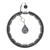 Hula-Hop z obciążnikiem i magnesem + licznik HHM15 HMS czarny