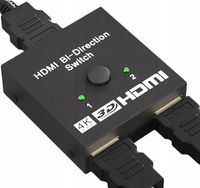 SWITCH HDMI 2.0 2X1 SPLITTER 1X2 ROZDZIELACZ 4K/60