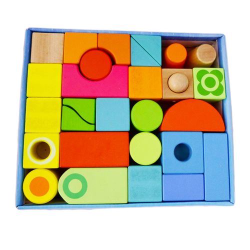 klocki duze kolorowe w pudelku na Arena.pl