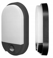 Lampa Zewnętrzna Elewacyjna z Czujnik Ruchu Zmierzchu Kinkiet LED 10W 4000K