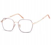 Okulary stalowe owalne Zerówki Korekcyjne unisex OPRAWKI Korekcyjne